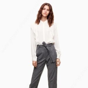 Wilfred White Panthere Ruffled Blouse XS